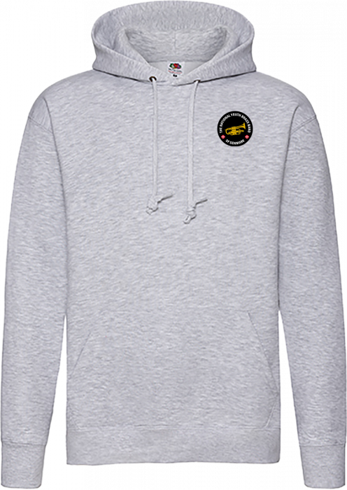 Fruit of the loom - Dubb Klassisk Hoodie Voksen - Heather Grey