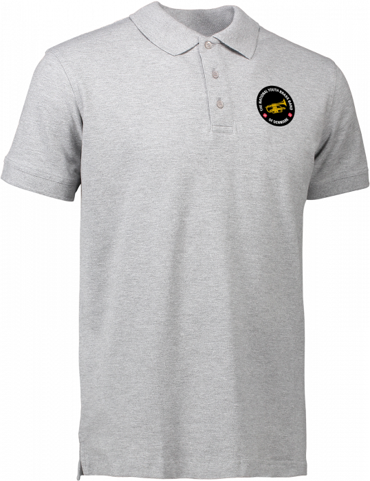 ID - Dubb Polo Men - Grey Melange