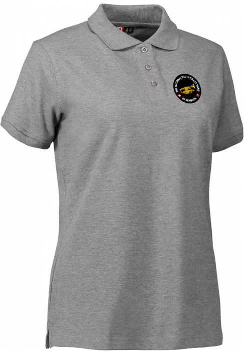 ID - Dubb Polo Women - Grey Melange