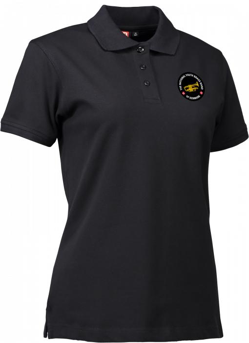 ID - Dubb Polo Women - Zwart