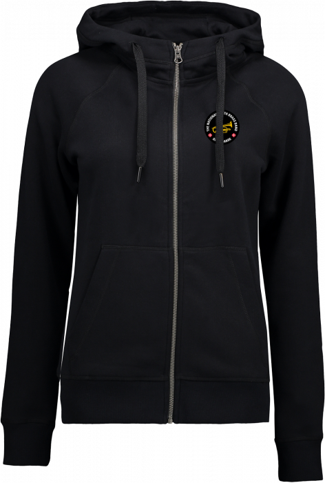 ID - Dubb Hoodie W. Zip Women - Schwarz