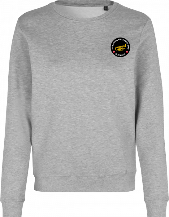 ID - Dubb Crewneck Dame - Grå Melange